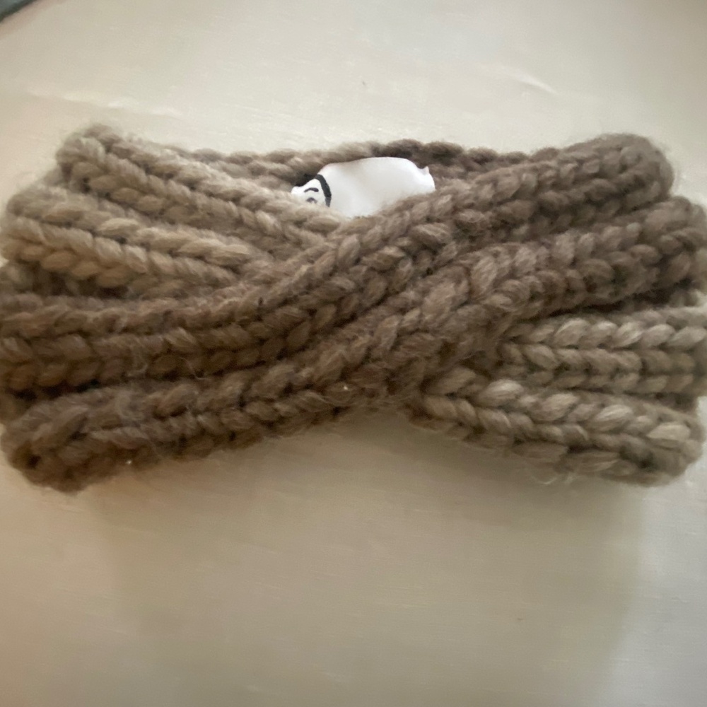 Eugenia Kim Beige Ombré Knit Headband